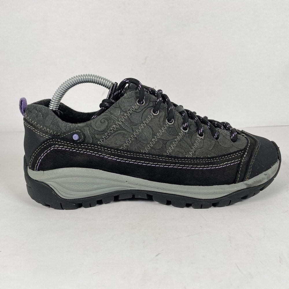Taos Motion Hiker Sneakers Womens Size 6.5 Gray Suede Lace Up Trail Running Shoe